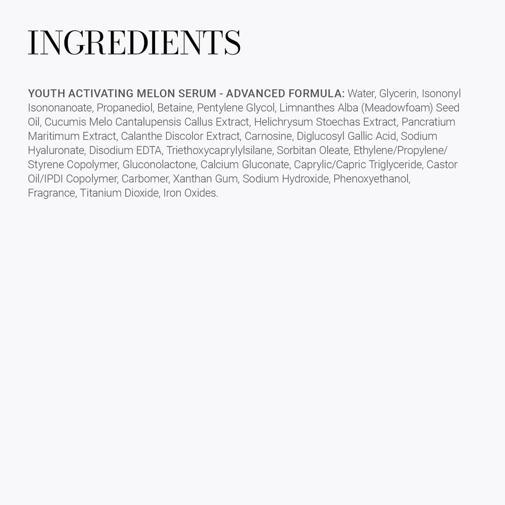 Meaningful Beauty Melon Serum travel-size bottle ideal for on-the-go hydration.