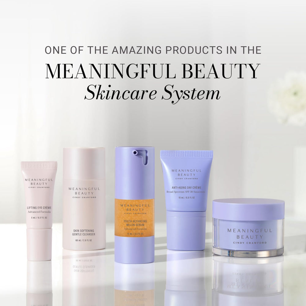 Meaningful Beauty Serum layered under makeup for a seamless finish.