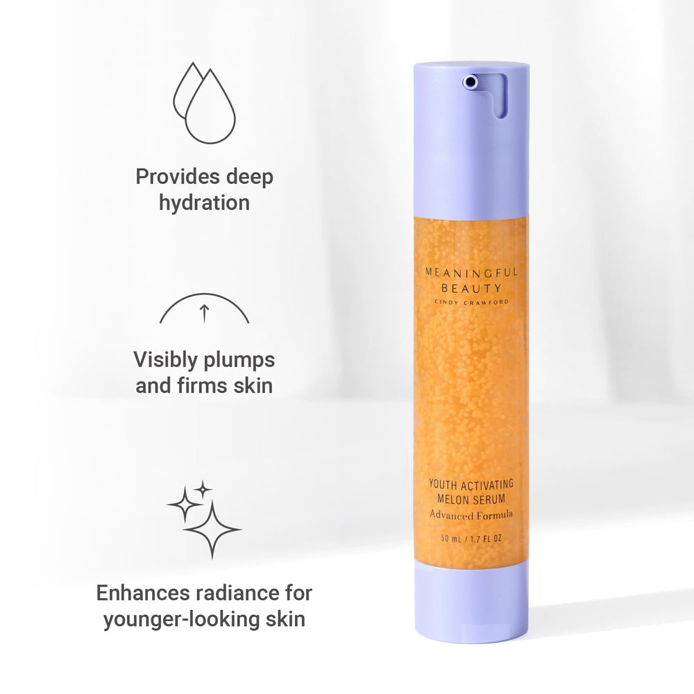 Closeup of Meaningful Beauty serum texture demonstrating fast absorption.