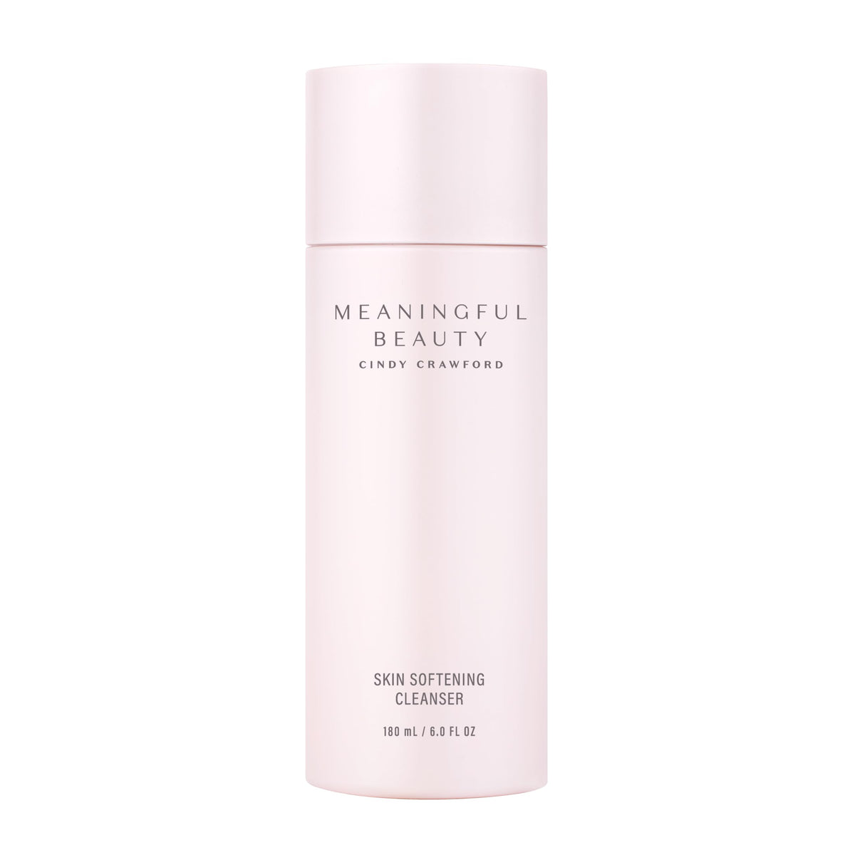 Meaningful Beauty Skin Softening Cleanser bottle shows fragrance-free cleansing for sensitive skin