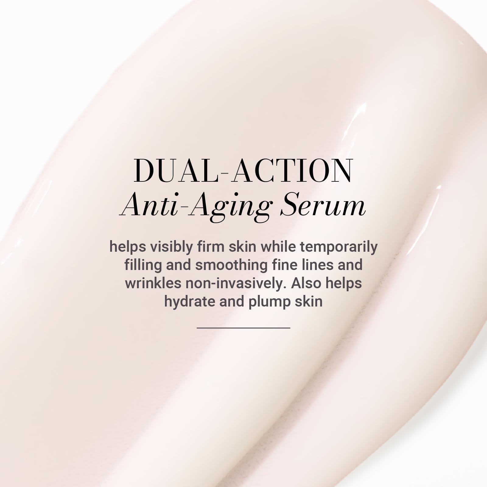 Meaningful Beauty Ultra Lifting serum pump-action demonstrates quick absorption