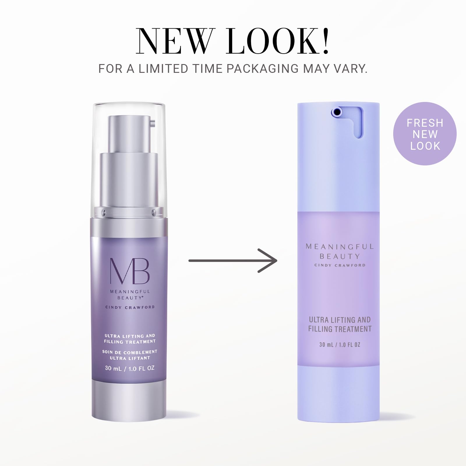 Meaningful Beauty Ultra Lifting serum texture swatch showing lightweight finish