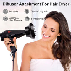 Durable, heat-resistant diffuser supports long-lasting salon-like results at home.