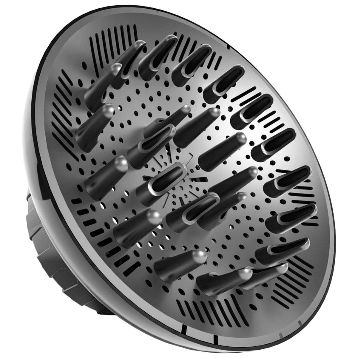 Meborll hair diffuser attachment for 1.4-2.6 inch dryers; enhances curl definition and bounce.