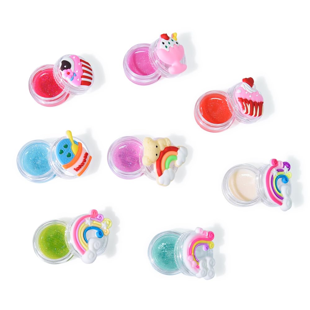 Mebtmel kid-safe non-toxic formula lip gloss emphasizes gentle care.