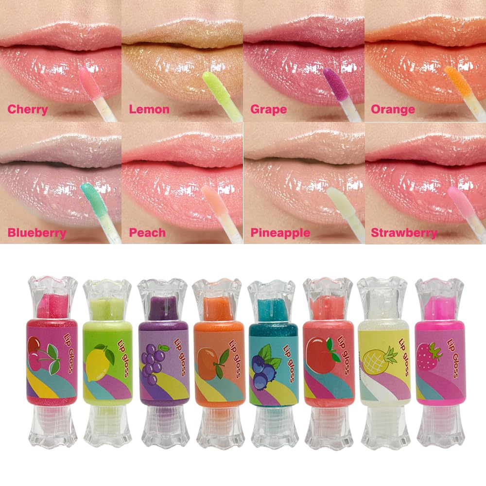 Mebtmel party-favor lip gloss kit makes birthdays and sleepovers extra fun