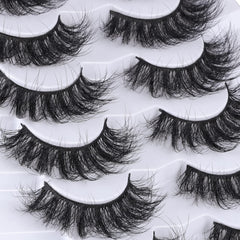 Mebver Lashes seven-pair pack offers versatile styling options.