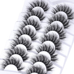 Mebver Lashes flexible cotton band for easy gentle application.