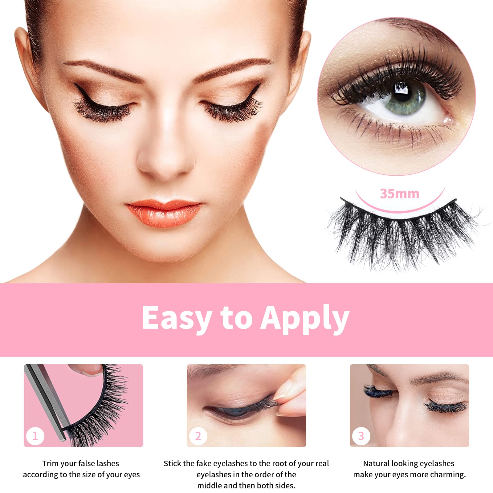 Mebver Lashes ideal for parties weddings dates occasions.