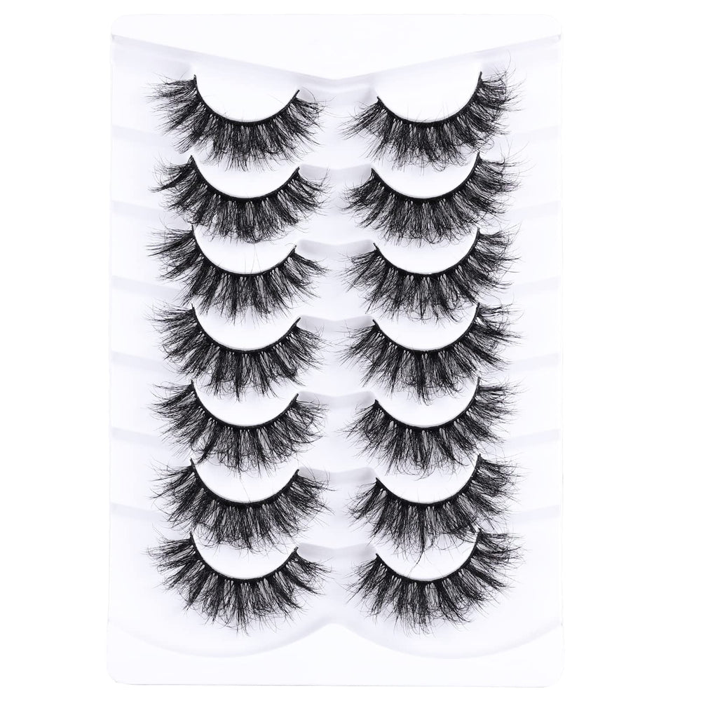 Mebver Lashes soft faux mink hair delivers light-weight comfort.