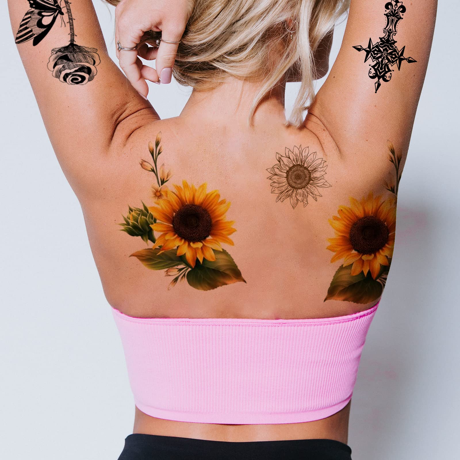 MECOLOUR instrucciones claras para usar tatuaje temporal imprimible.