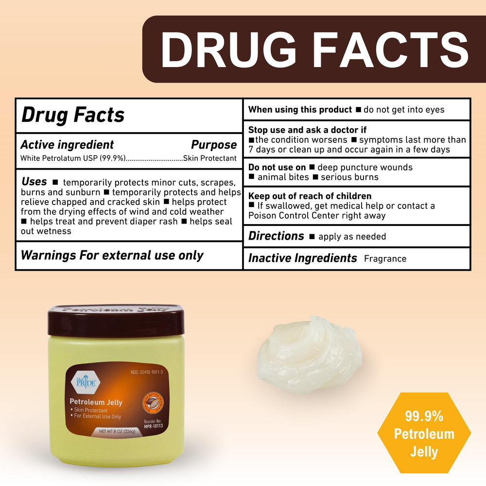 MED PRIDE Cocoa Butter Petroleum Jelly is a family-safe skin care staple.