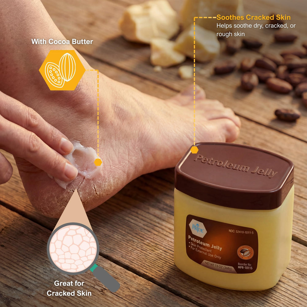 MED PRIDE hands-application helps soothe dry, cracked skin during daily tasks.