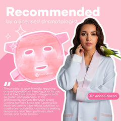 Medi Grade under-eye cooling pads offering targeted refreshment for puffiness