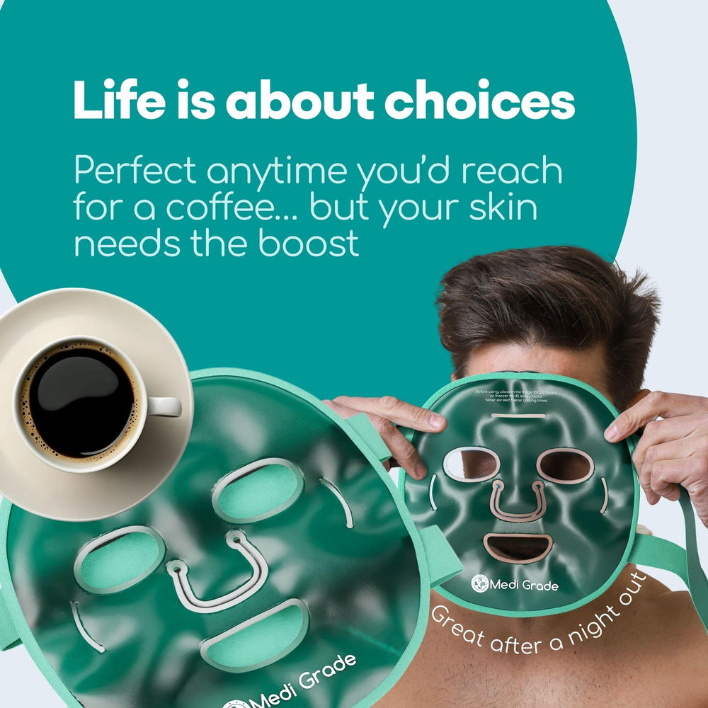 Medi Grade cooling gel mask travel kit for on-the-go relaxation