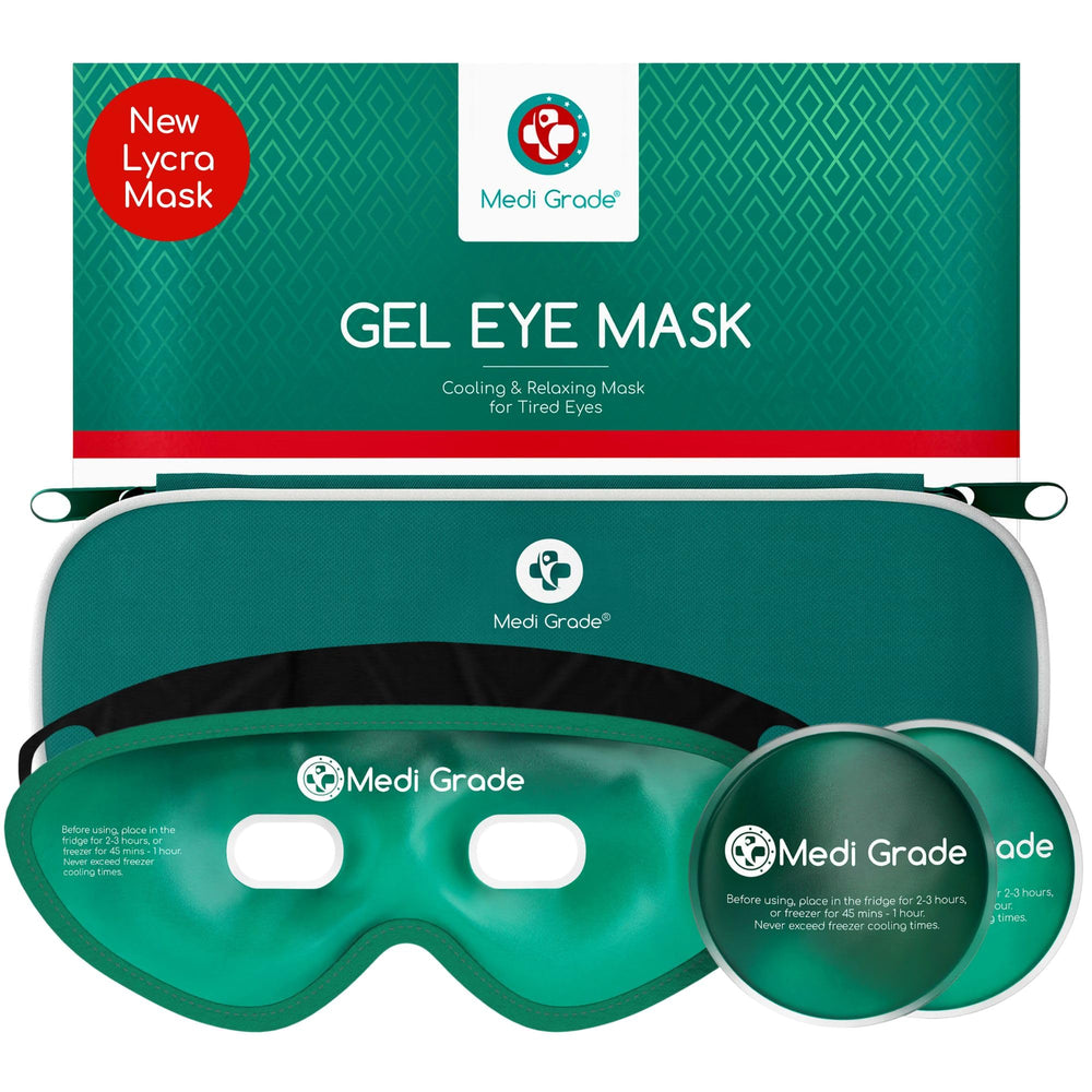 Medi Grade mascarilla gel frío para ojos, sensación refrescante y alivio rápido de cansancio