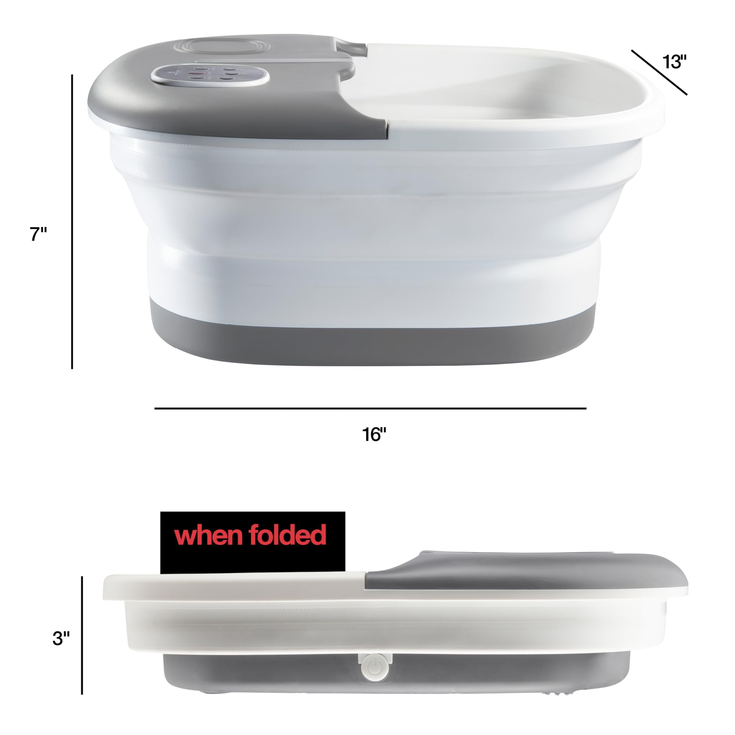 Medical King Foot Spa bubbles and vibration offer spa-like relief at home.