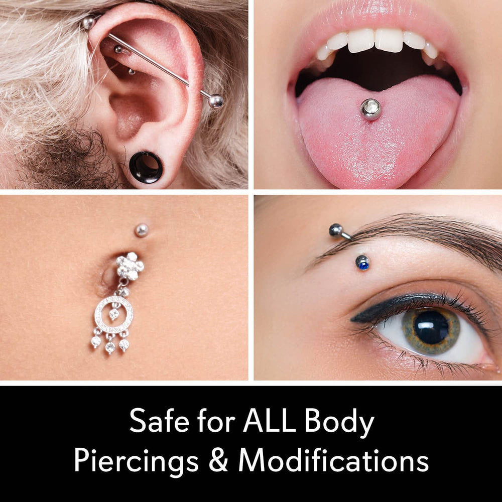 MediCleanse aftercare spray used on piercings and tattoos.
