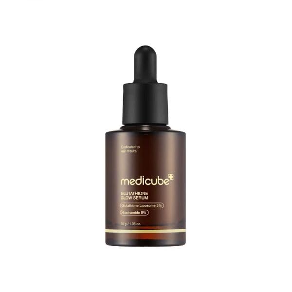 Medicube AGE-R Glutathione Glow Serum bottle for daily radiance and hydration.