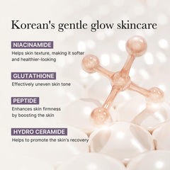 Medicube AGE-R Glow close-up highlighting texture for deep absorption.