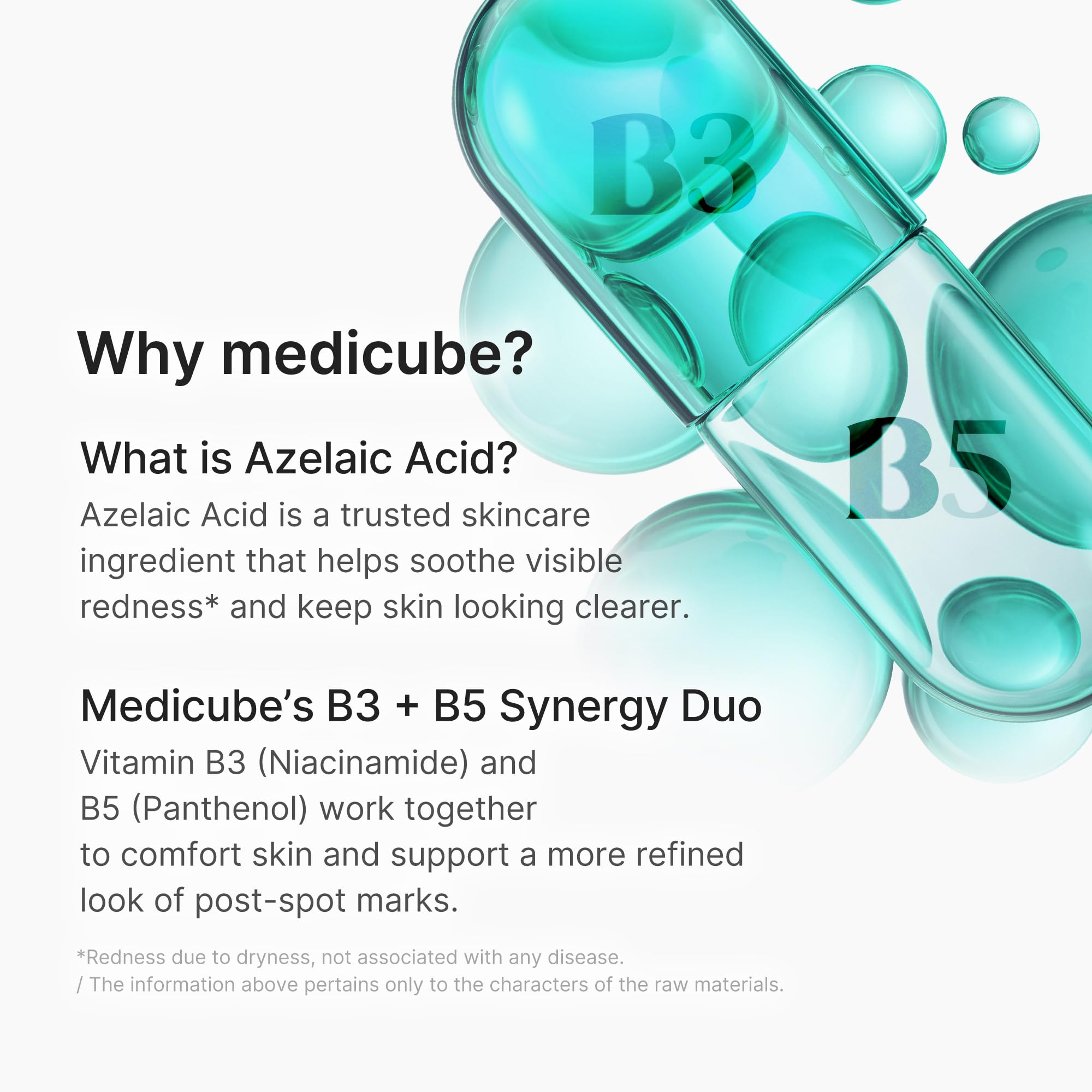 Medicube Azelaic Acid 10% Serum packaging conveys lightweight protection and hygienic dispensing