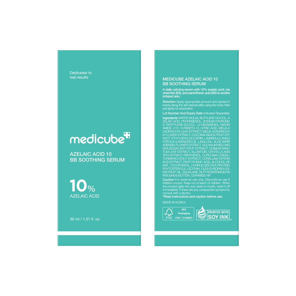 Medicube Azelaic Acid 10% Serum close-up pores illustrating clarity