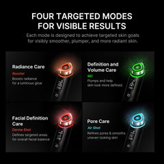 Medicube Booster Pro AGE-R app interface preview for personalized skincare routines.