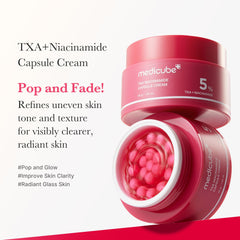 Medicube capsula crema - gel rojo que se funde para brillo natural