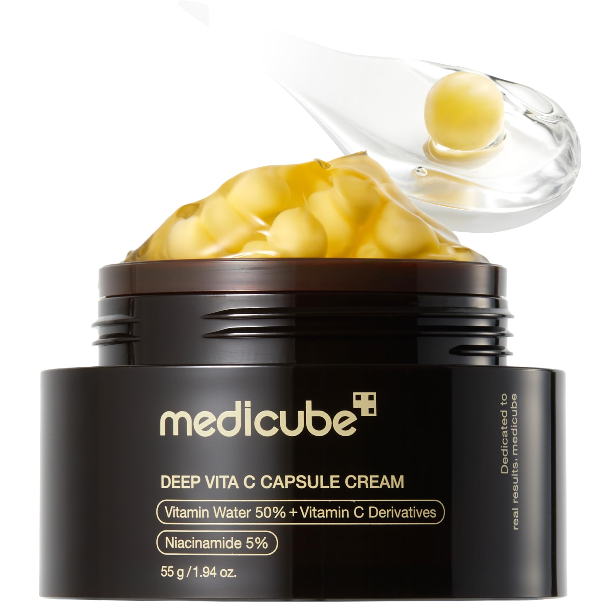 Medicube cápsula vitamina C profunda en envase para luminosidad de la piel