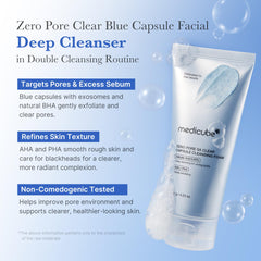Medicube cápsulas azules exfoliación suave para controlar el sebo