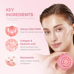 Medicube Capsule Cream gel texture blends into a soft moisture barrier.