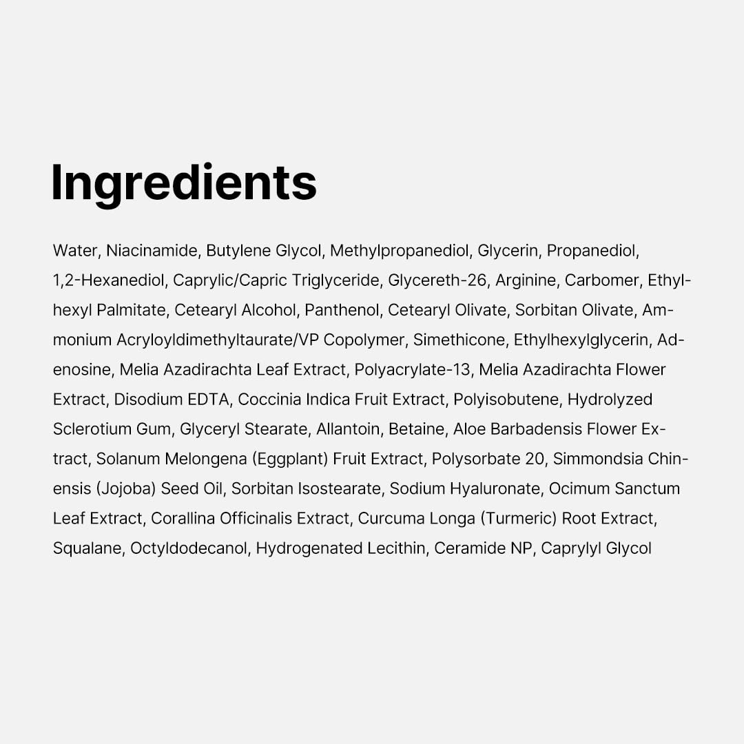 Medicube Capsule Cream patch test guidance before facial use.