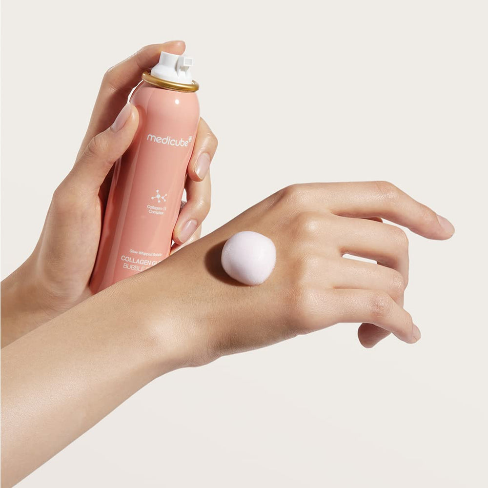 Medicube Collagen Glow Bubble Serum: se absorbe y mejora la textura de la piel.