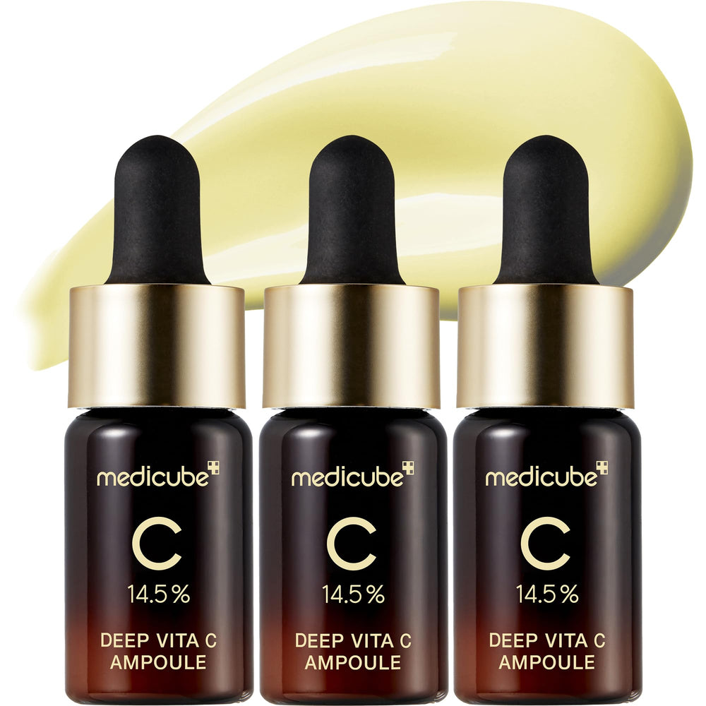 Medicube Deep Vita C Serum 2.0 - botella con gotero, aplicación suave y uniforme