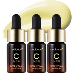 Medicube Deep Vita C Serum 2.0 - botella con gotero, aplicación suave y uniforme
