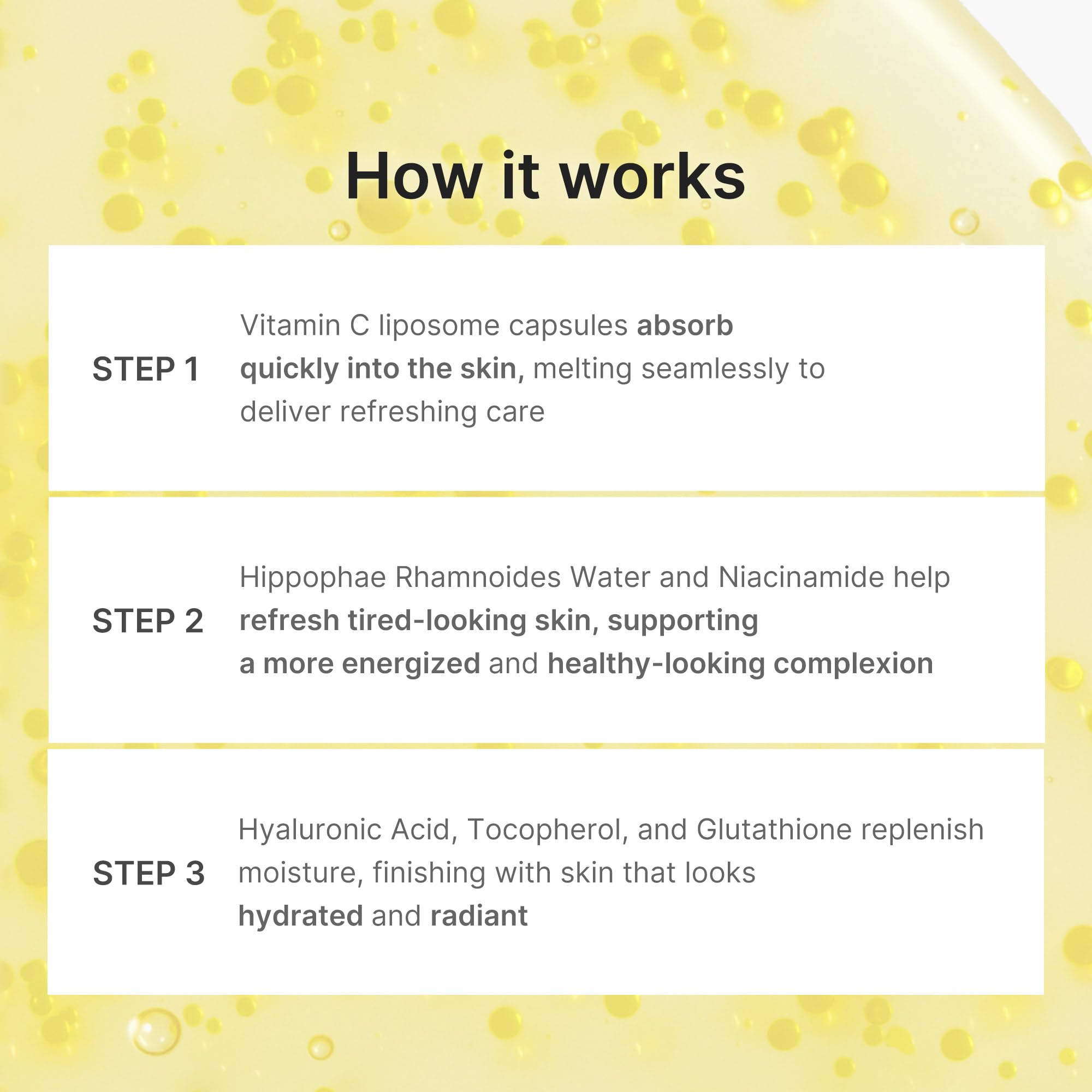 Medicube Deep Vitamin C Capsule Serum, ácido hialurónico y hidratación duradera.