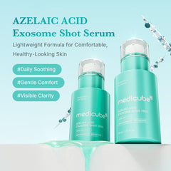 Medicube Exosome Shot en ampolla para hidratación profunda y piel suave.