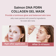 Medicube Jelly Gel Mask Color-Change Gel signals optimal absorption for refreshed skin.