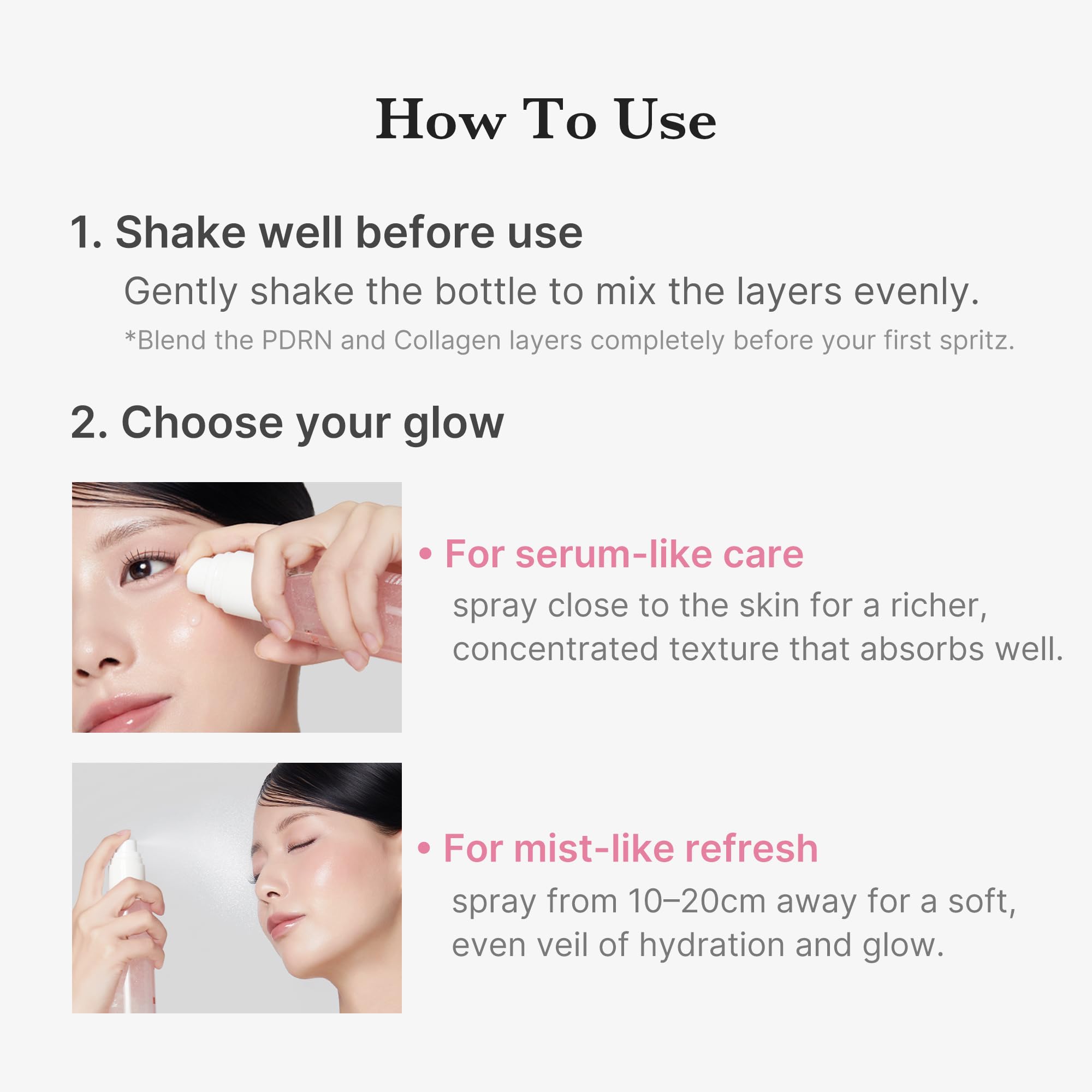 Travel-friendly Medicube Jelly Mist Serum bottle fits in a bag.