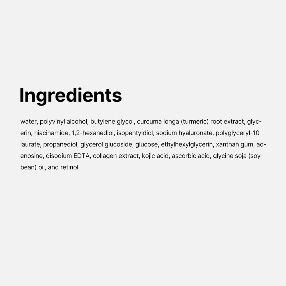 Medicube Kojic Acid Turmeric Overnight Wrapping Mask creamy texture on skin before sleep