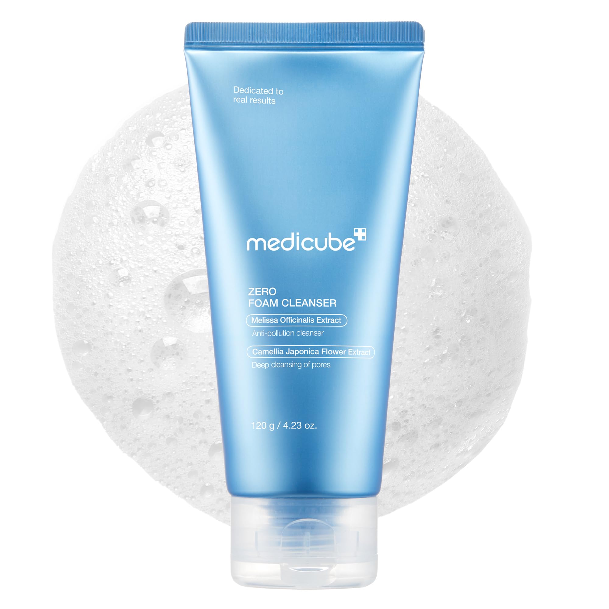 Medicube limpiador de espuma cero, textura suave para piel sensible y limpieza eficaz