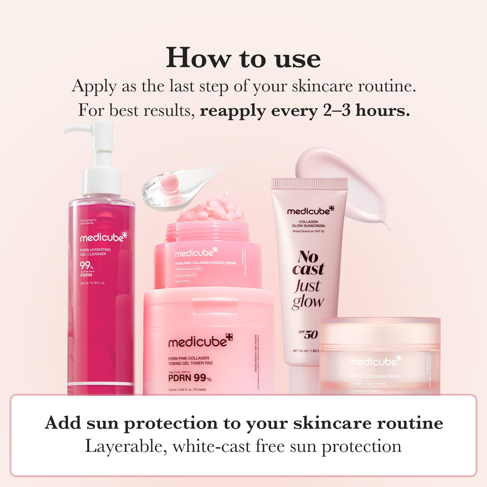 Medicube No Cast Just Glow: funciona como base de maquillaje ligera