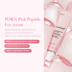 Serum de ojos Medicube con péptidos rosados para firmeza suave