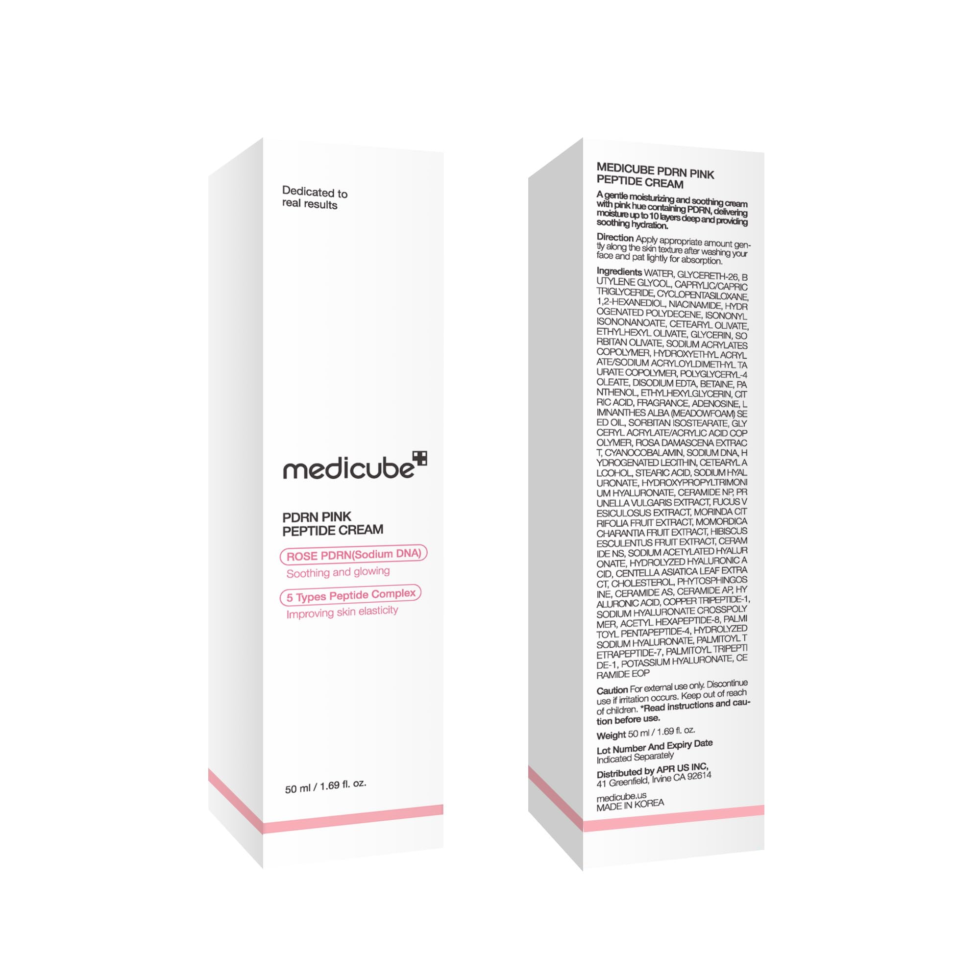 Rosa DNA PDRN en Medicube: crema hidratante para piel saludable