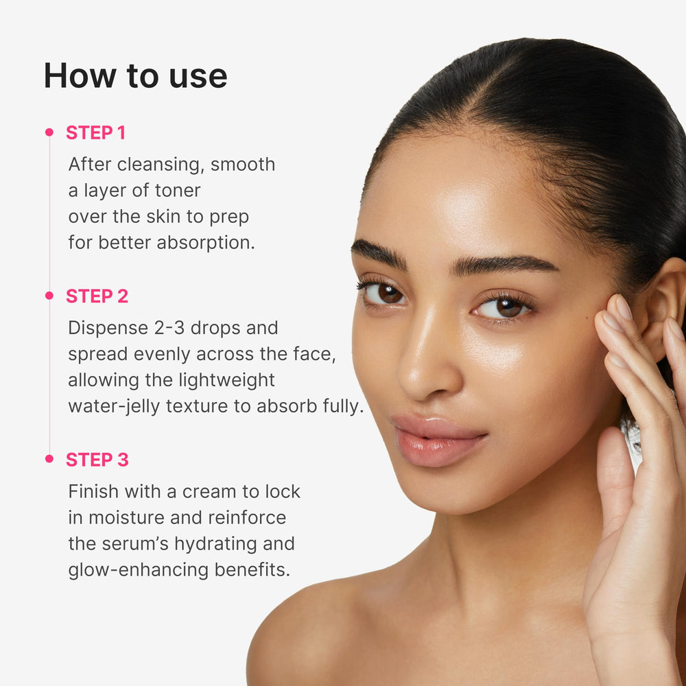 Medicube PDRN rosa suero para uso diario en rutina facial.