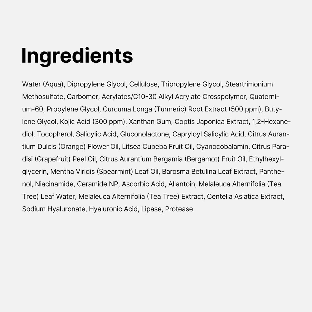medicube Peel Shot with Turmeric label-detail highlights turmeric imagery and premium ingredients