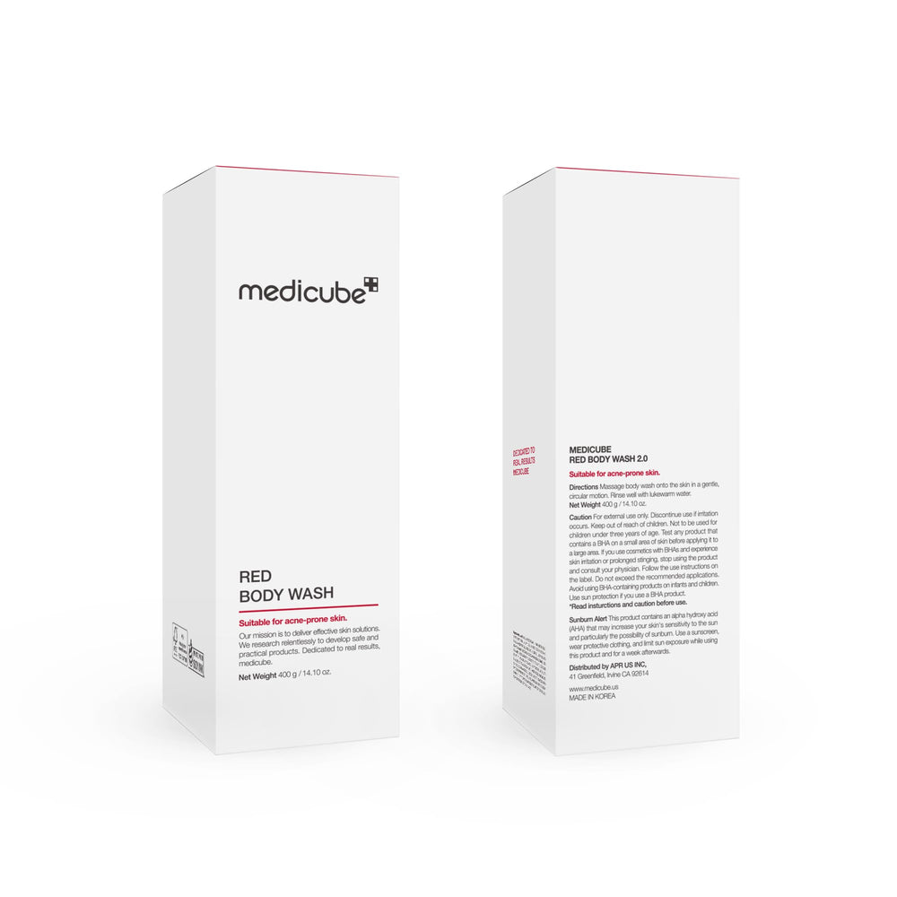Medicube Red Body Wash: aroma natural suave durante la rutina diaria.