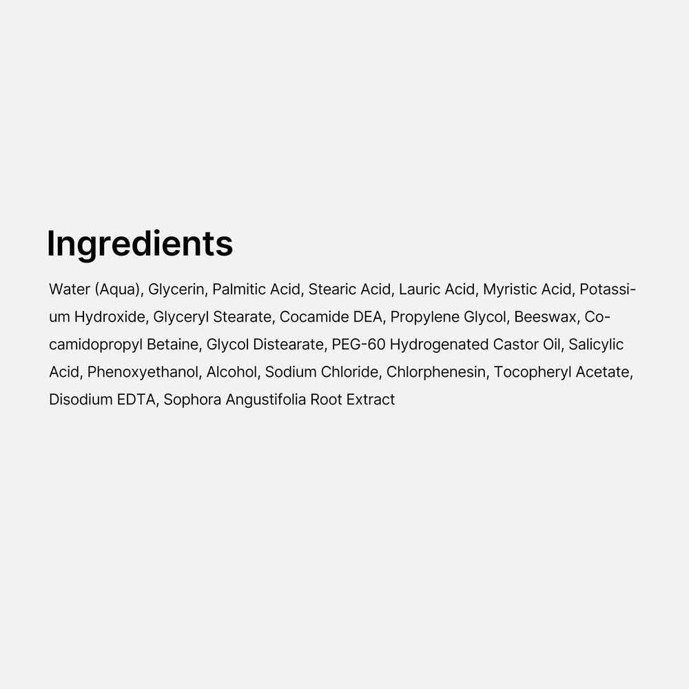Ingredientes destacados del Limpiador Medicube, enfoque en calidad y cuidado de la piel.