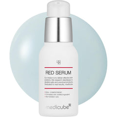 Medicube Red Serum botella frontal para uso diario.
