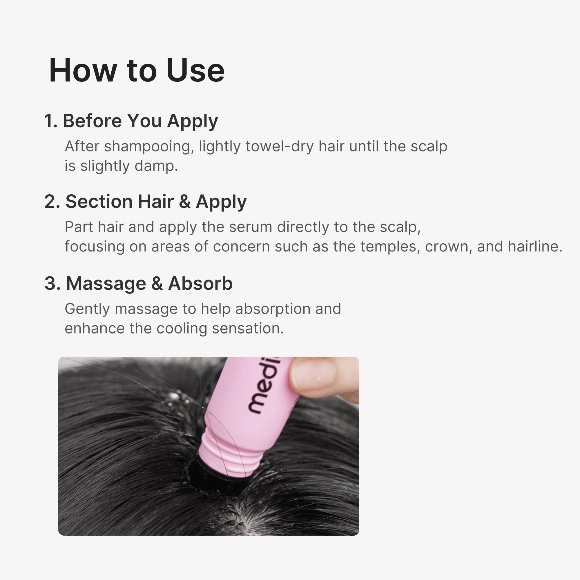 Uso post lavado para cabello con volumen sin apelmazar.